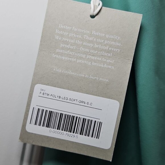 Everlane Perform Ankle Legging Size Small New Green Yoga Gym Workout Exercise - Picture 6 of 8